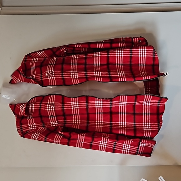 Chaps Flannel Zip Up Shirt - Picture 3 of 7